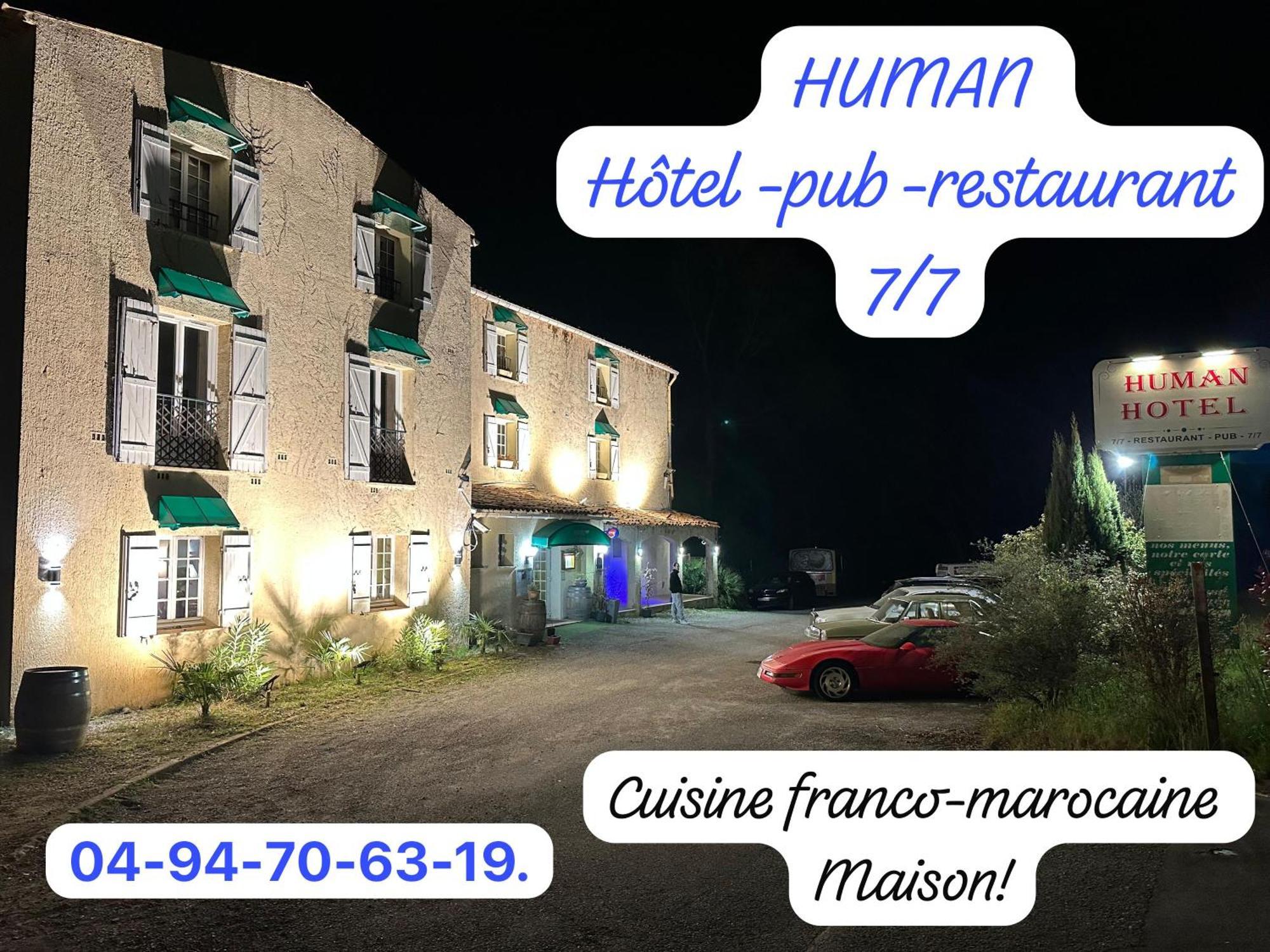 Human Hotel Restaurant Park Villecroze Bagian luar foto